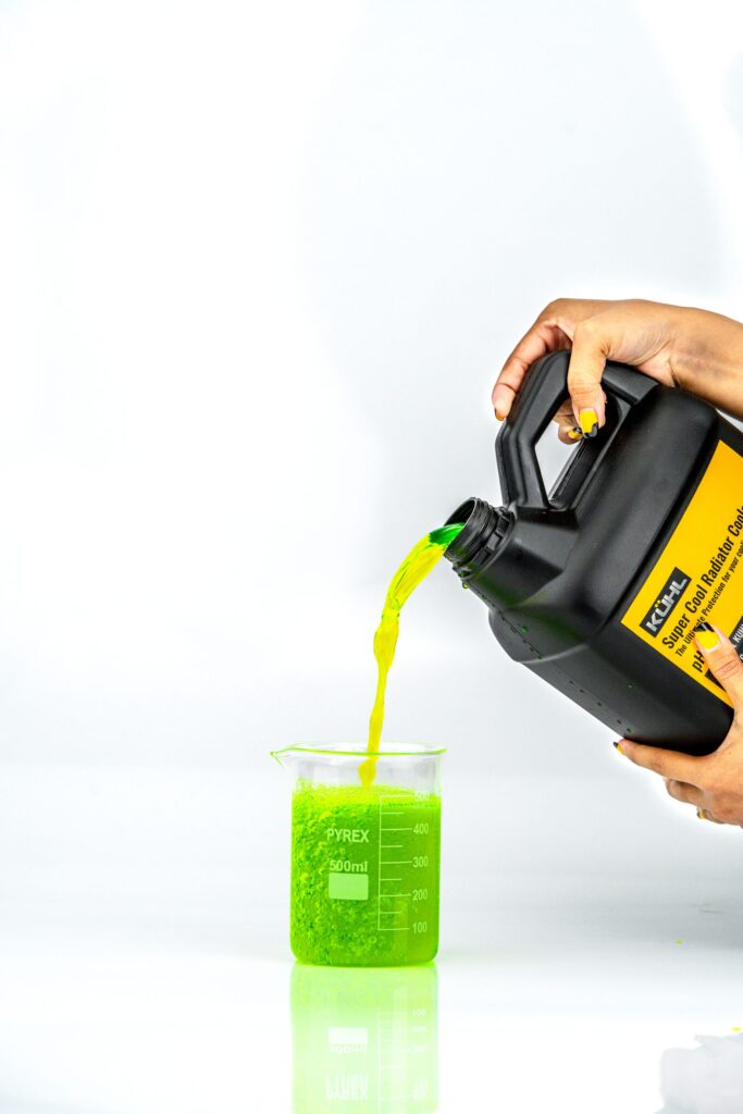 AIR RADIATOR COOLANT WARNA HIJAU